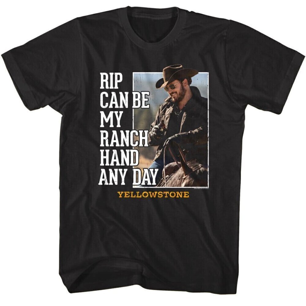 Yellowstone Rip Wheeler Ranch Hand Shirt Western Graphic T Shirt